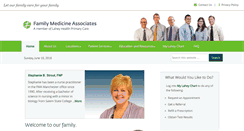 Desktop Screenshot of familymedicineassociates.com